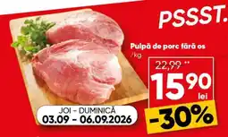 PROFI Pulpă de porc fără os Ofertă