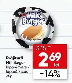 PROFI Prăjitură Milk Burger Ofertă