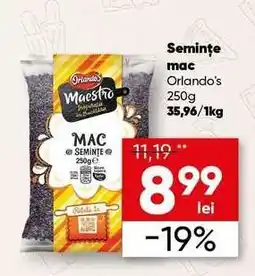 PROFI Semințe mac Orlando's 250g Ofertă