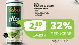 La Doi Pasi Babu Băutură cu bucăţi de aloe vera Ofertă