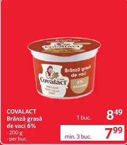 Selgros Covalact brânză grasă de vaci 6% Ofertă