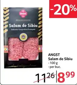 Selgros Angst salam de sibiu Ofertă