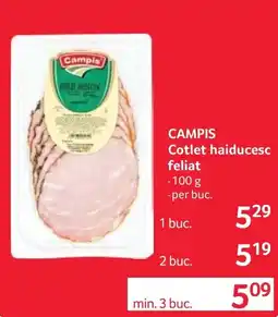 Selgros Campis cotlet haiducesc feliat Ofertă
