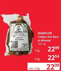 Selgros Mariflor ciolan mic fiert și afumat Ofertă