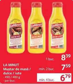 Selgros LaMinut Muștar de masă / dulce / iute Ofertă