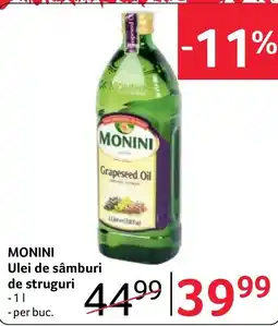 Selgros Monini ulei de sâmburi de struguri Ofertă