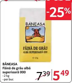 Selgros Băneasa făină de grâu albă superioară 000 Ofertă