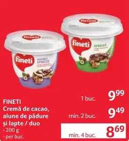 Selgros fineti cremă de cacao, alune de pădure și lapte / duo Ofertă