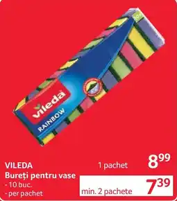 Selgros Vileda bureți pentru vase Ofertă