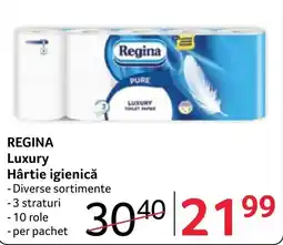 Selgros Regina Luxury Hârtie igienică Ofertă