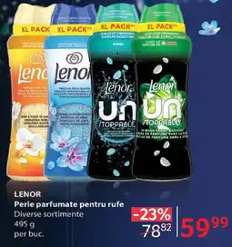Selgros Lenor Perle parfumate pentru rufe Ofertă