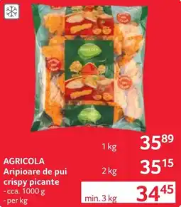 Selgros Agricola aripiore de pui crispy picante Ofertă