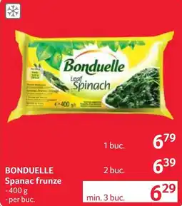 Selgros Bonduelle spanac frunze Ofertă