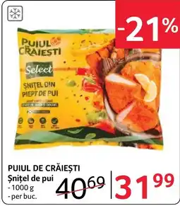 Selgros Puiul de crăiești șnițel de pui Ofertă