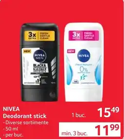 Selgros Nivea deodorant stick Ofertă