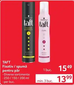 Selgros Taft fixativ spumă pentru păr Ofertă