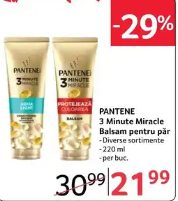 Selgros Pantene 3 minute miracle balsam pentru par Ofertă