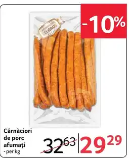 Selgros Selgros cârnăciori de porc afumați Ofertă