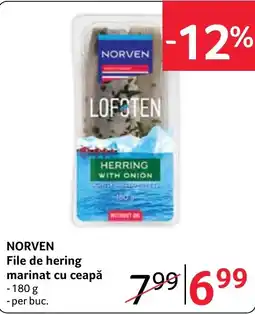 Selgros Norven file de hering marinat cu ceapă Ofertă