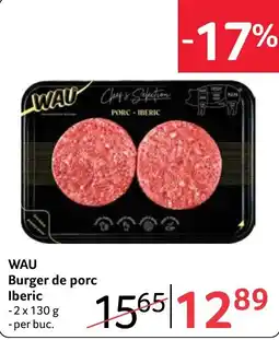 Selgros Wau burger de porc iberic Ofertă