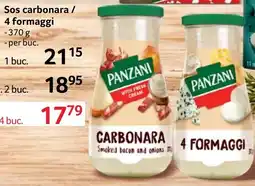 Selgros Panzani sos carbonara Ofertă