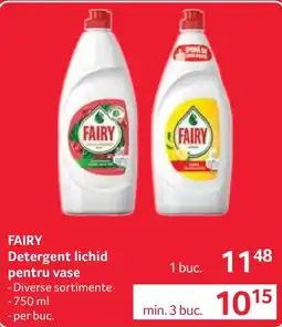 Selgros Fairy detergent lichid pentru vase Ofertă