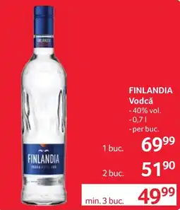 Selgros Finlandia Vodcă Ofertă