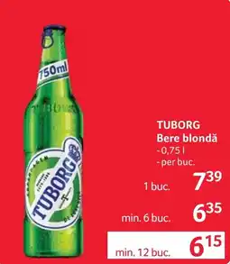 Selgros Tuborg bere blondă Ofertă