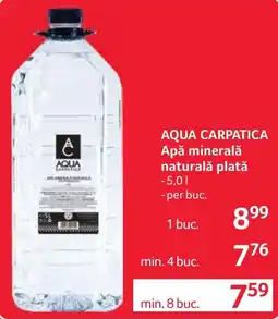 Selgros Aqua Carpatica Apă minerală naturală plată Ofertă