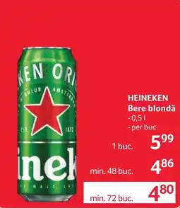 Selgros Heineken Bere blondă Ofertă