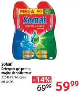 Selgros Somat detergent gel pentru mașina de spălat vase Ofertă