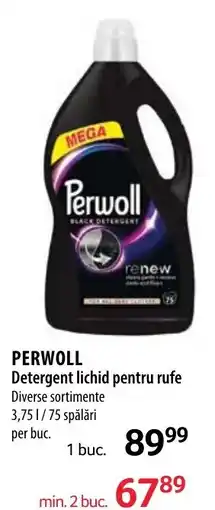 Selgros Perwoll detergent lichid pentru rufe Ofertă