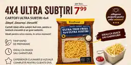 Selgros Cartofi ultra subțiri 4x4 Ofertă