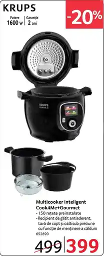 Selgros Krups multicooker inteligent cook4me+gourmet Ofertă