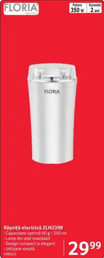 Selgros Floria rășniță electrică ZLN2398 Ofertă
