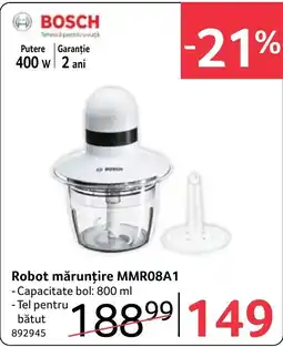 Selgros Bosch robot mărunțire mmr08a1 Ofertă