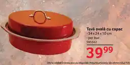 Selgros Tavă ovală cu capac Ofertă
