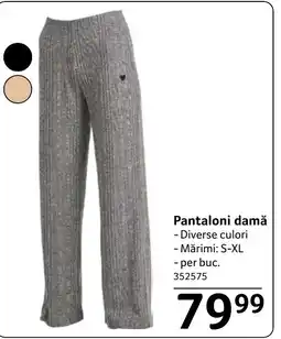 Selgros Pantaloni damă Ofertă