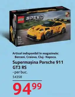 Selgros lego supermașina porsche 911 gt3 rs Ofertă