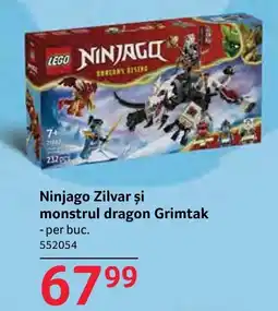 Selgros lego ninjago zilvar si monstrul dragon grimtak Ofertă