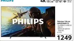 Selgros Philips televizor 126 cm 50PUS7000/12 Ofertă