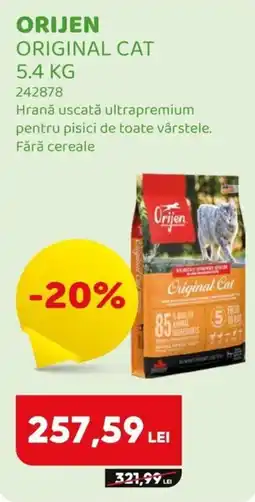 Animax Orijen original cat Ofertă
