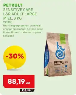 Animax Petkult sensitive care l&r adult large miel Ofertă