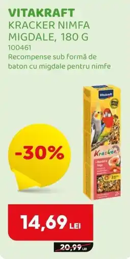 Animax Vitakraft kracker nimfa migdale Ofertă