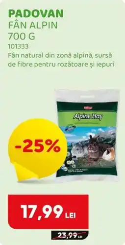 Animax Padovan fân alpin Ofertă