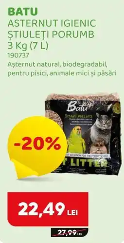 Animax Batu așternut igienic știuleți porumb Ofertă
