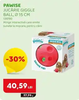 Animax Pawise jucarie giggle ball Ofertă