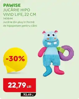 Animax Pawise jucarie hipopotam Ofertă