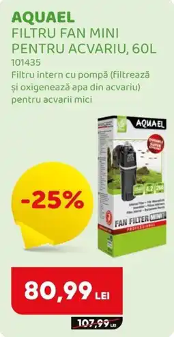 Animax AquaEl filtru fan mini pentru acvariu Ofertă