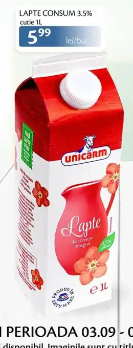 Unicarm Unicarm Lapte de consum integral Ofertă